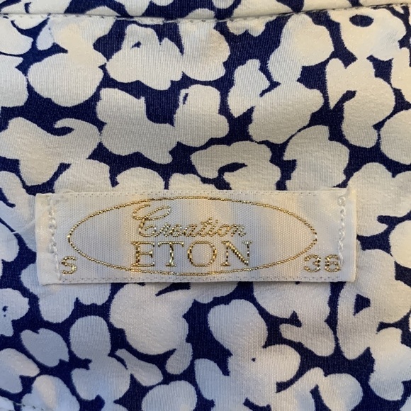 Creation Eton Blouse with tie, feels so nice, Sz  Small / 36, good condition - Picture 6 of 8